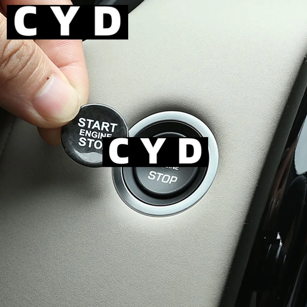 

Для Land Rover Discovery 5 Range Rover Sport Vogue Evoque Velar для Jaguar E-PACE XJ F-Type крышка кнопки старта и остановки двигателя