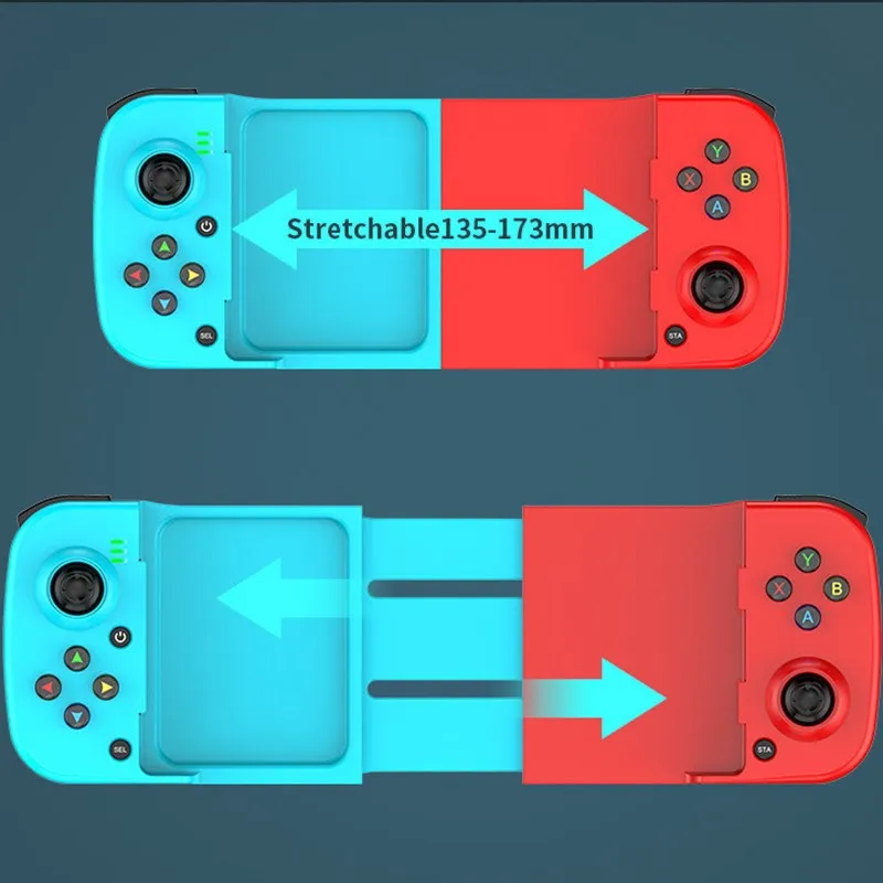 

Mobile Phone Wireless Bluetooth 5.0 Game Handle, Android/Ios Direct Connection MFI Mobile Game Stretching Handle Surprise price