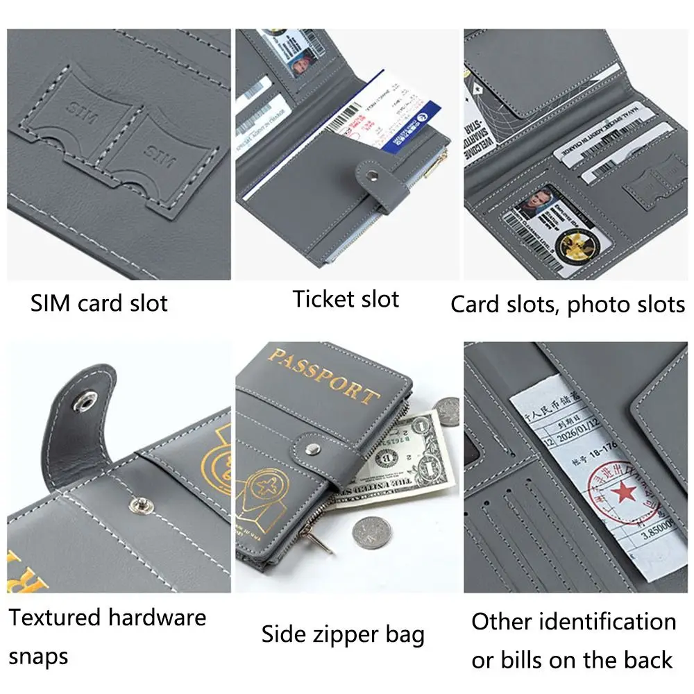 Держатель для паспорта с отделением карт