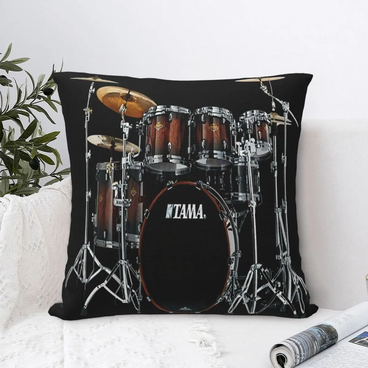 

Tama Drums Rock Summer Pillow Case Pillow Cover Cushion Cover Sofa Home Decor