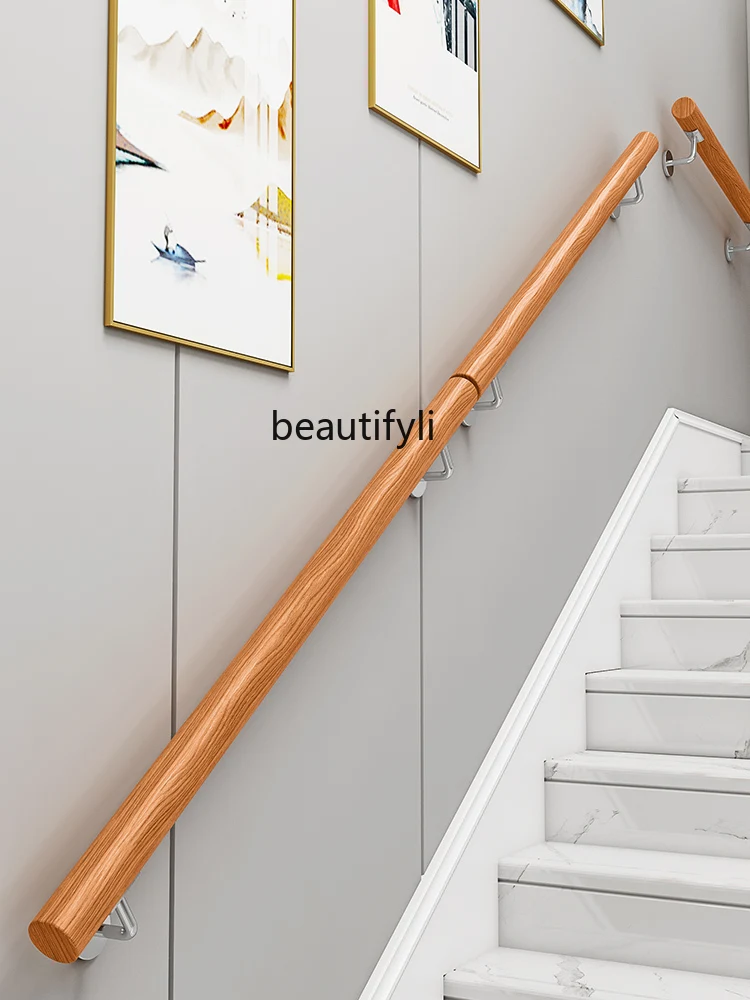 Поручни для лестницы в Европейском стиле деревянная стена вилла чердак домашняя