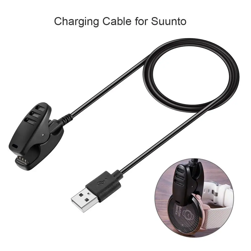 

1m Charging Data Cable Magnetic Charger Dock Station for Suunto5/Suunto3 Fitness Compatible Model Spartan Trainer/Ambit 123