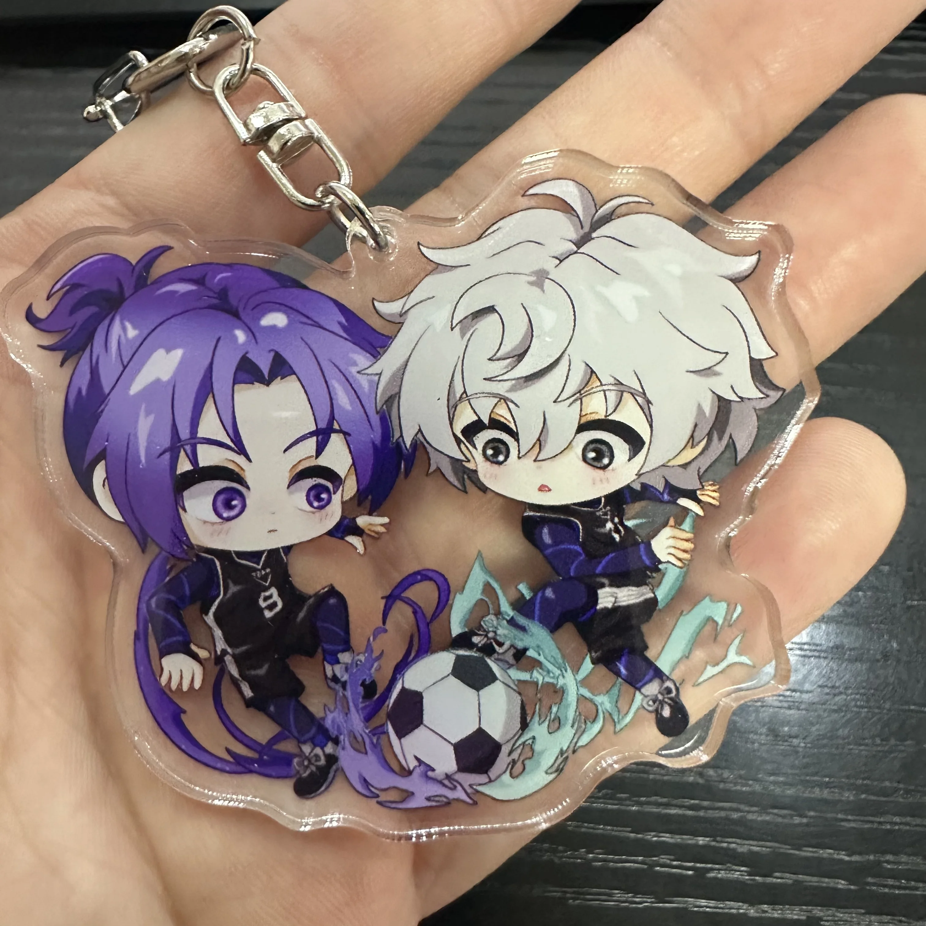 Акриловый брелок с аниме принтом