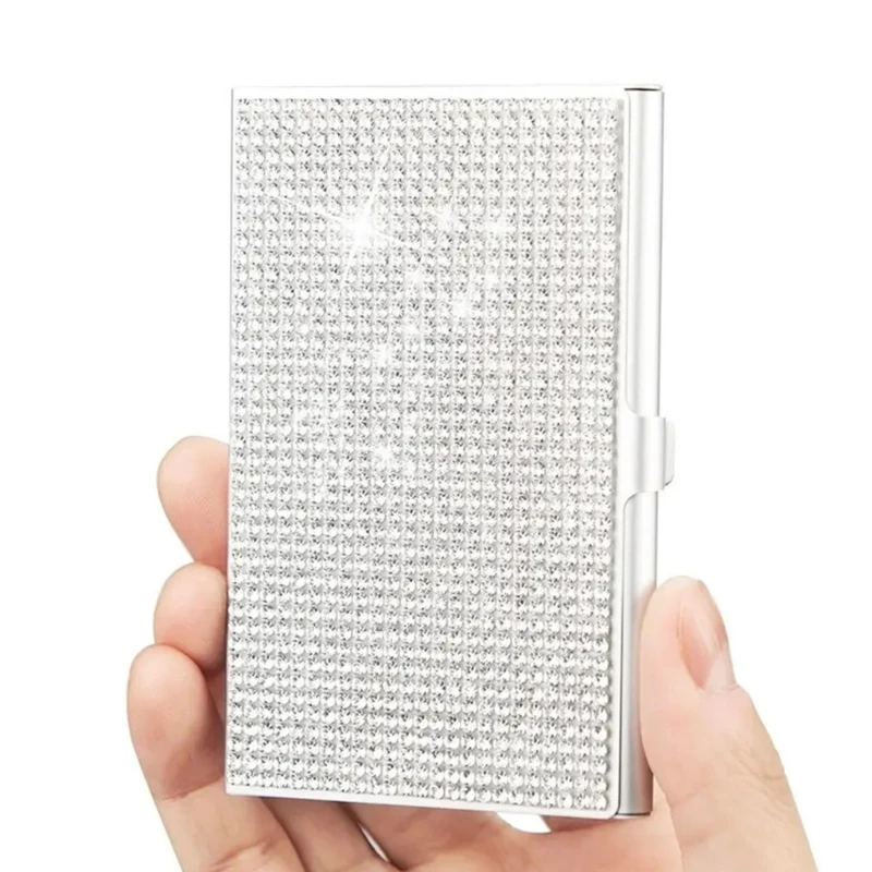

Металлический футляр для визиток Sparkling Afinestones