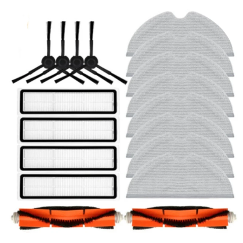 

For Xiaomi Dreame Bot L10 Pro D9 TROUVER LDS Finder Robot Vacuum Cleaner Parts Main Side Brush Hepa Filter Mop Cloth