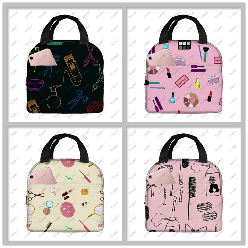 

salon hair tools Portable Aluminum Foil Thickened Insulated Lunch Bag Insulated Lunch Bag Waterproof Insulated Lunch Tote Bag
