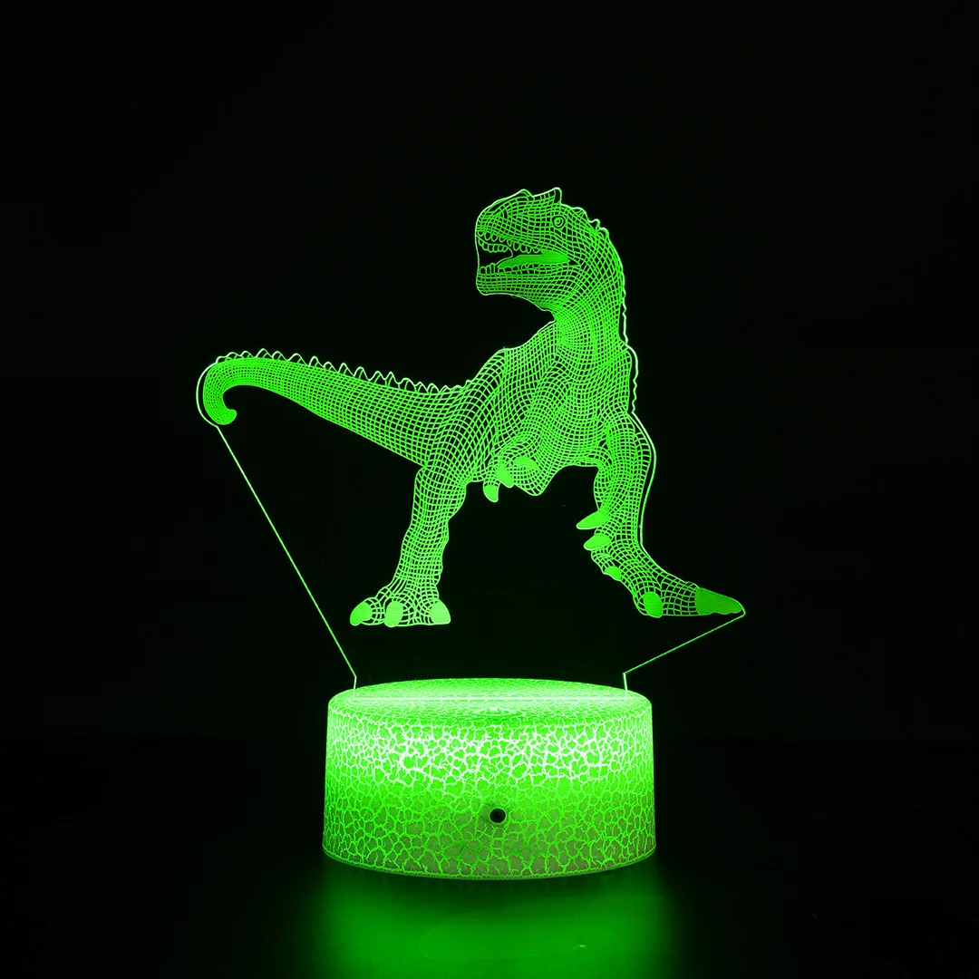 

Nighdn Dinosaur 3D Illusion Lamp LED USB Night Lights for Kids Boys Room Decor 7 Color Change Nightlight Child Birthday Gift