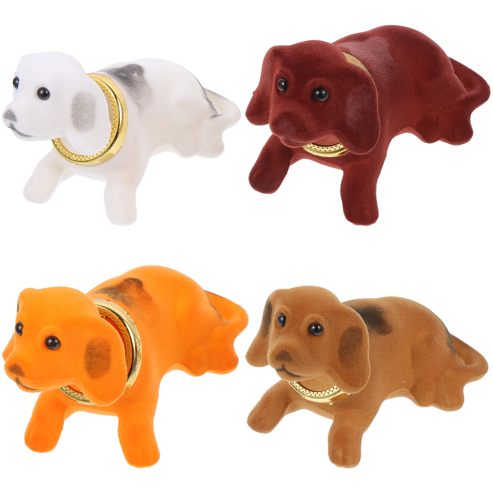 

Dog Decor Car Animal Desktop Figurines Decoration Ornaments Shaking Head Figurine Statues Toys Miniature Adorn Ornament