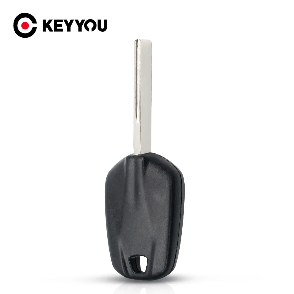 

KEYYOU 10PCS Car Key Case For Peugeot 508 For Citroen New C-Elysee Fob Key Cover Uncut Remote Key Case Transponder Key Shell
