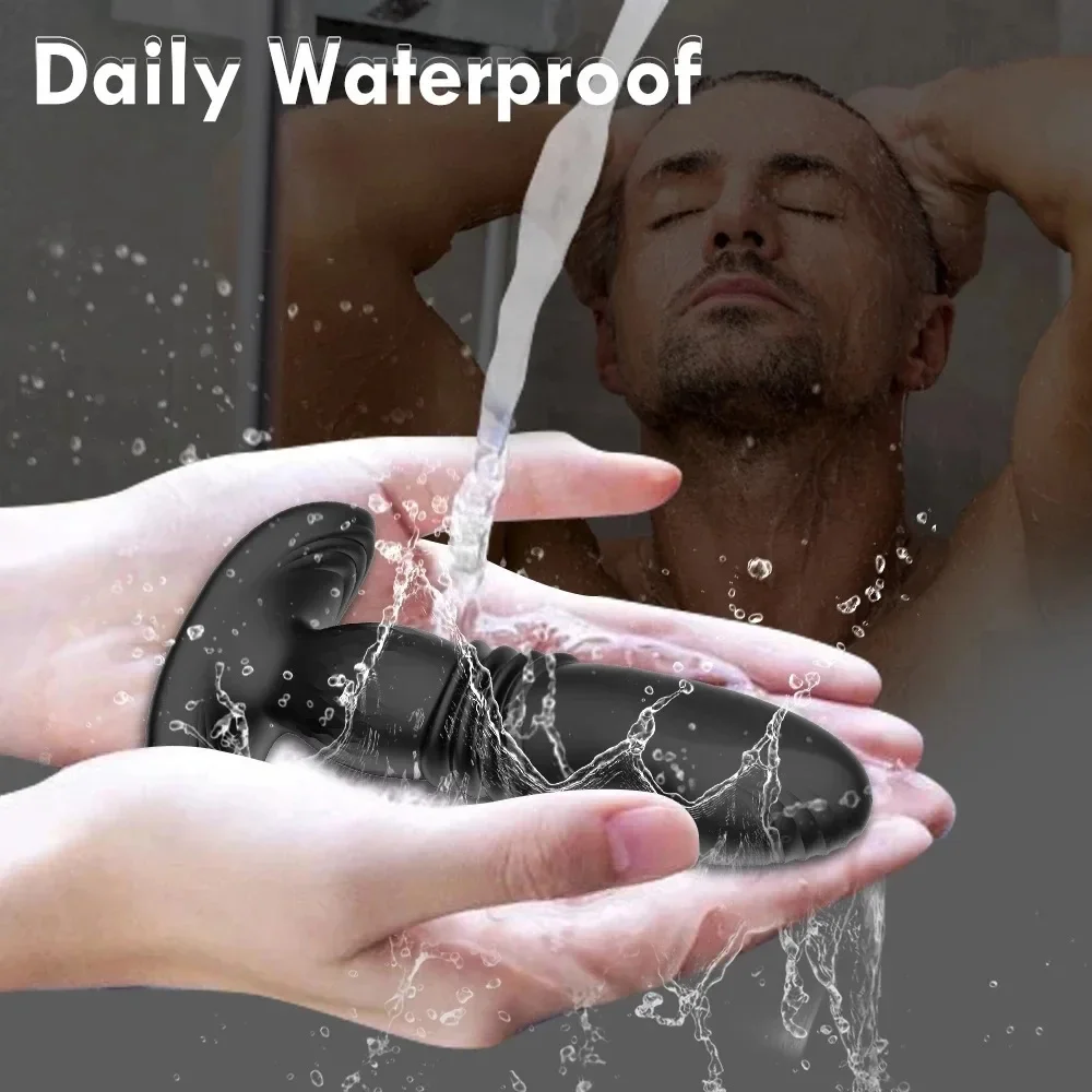 Телескопическая вибрирующая Анальная пробка анальный вибратор беспроводной