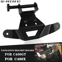 motorcycle front phone stand holder smartphone phone gps navigation plate bracket for bmw c400gt c400x c 400gt 400x c400 gt x