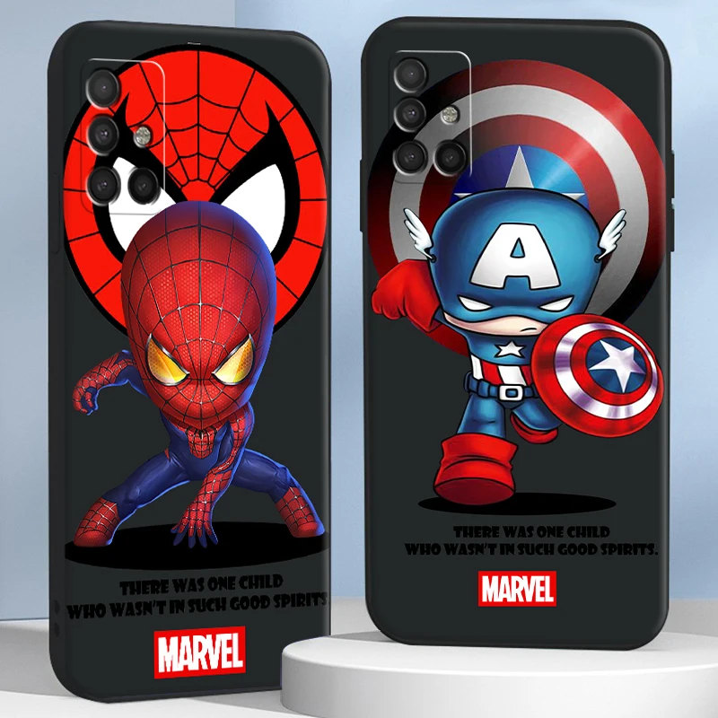 

Чехлы для телефонов с героями мультфильмов Marvel для Samsung S8 Plus, S9 Plus, S10, S10E, S10 Lite, защитный противоударный мягкий чехол для смартфона