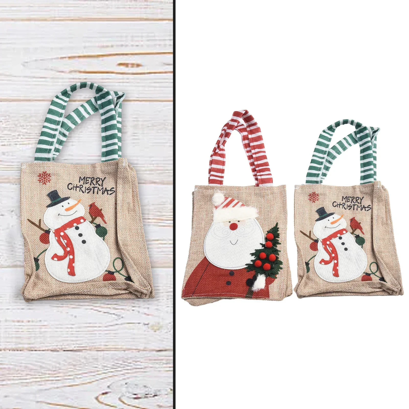 Рождественская сумка с мультяшным изображением стариков снеговиков рюкзак из