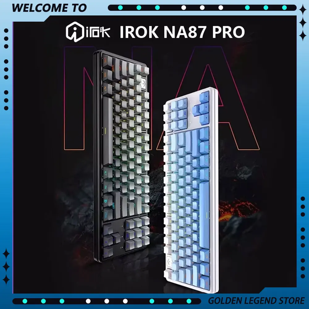 Irok NA87 Pro Механическая клавиатура Игровая с возможностью горячей замены