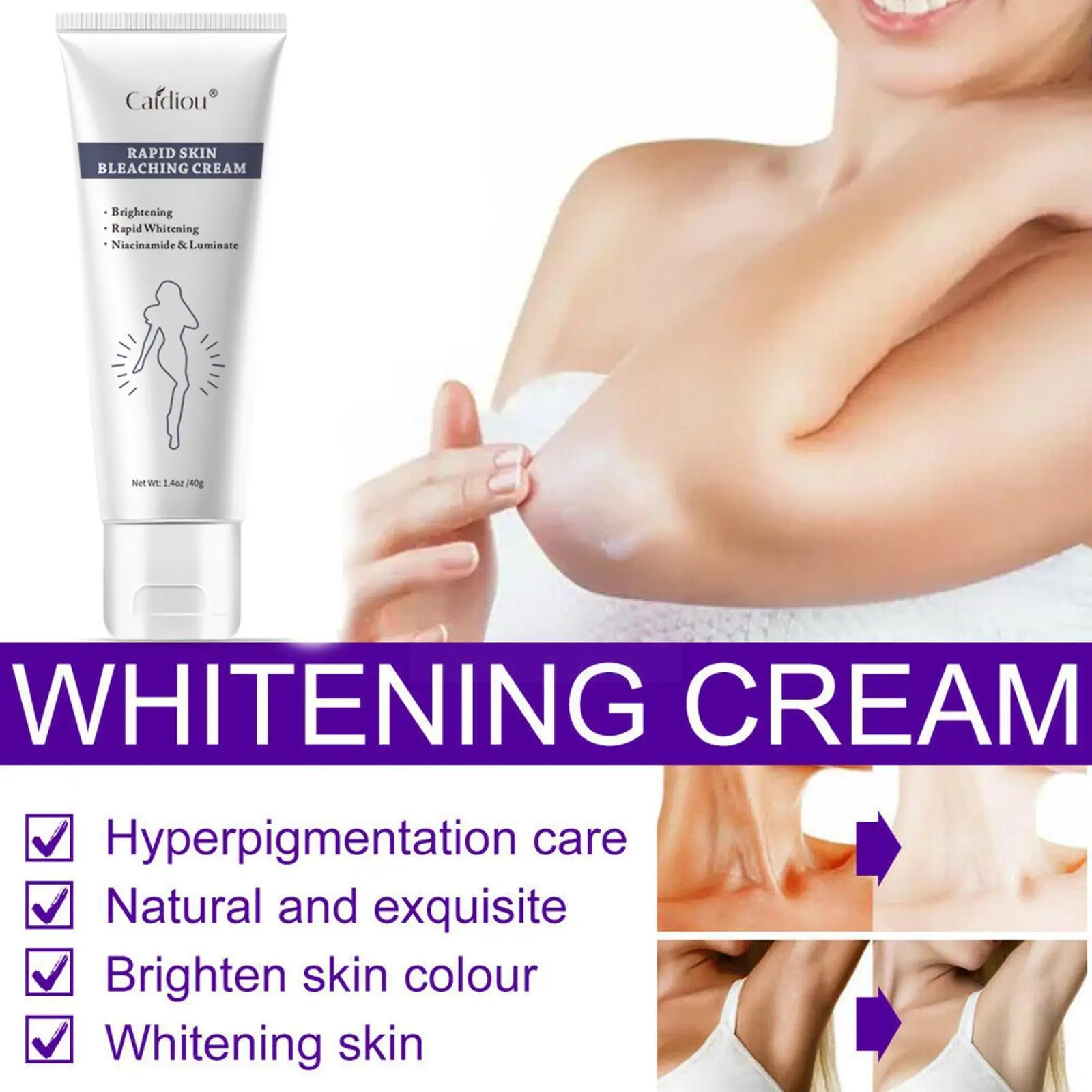 

Natural Brightening Cream Whitening Concealer Cream Moisturizing Cream Cream Bleaching Powerful whitening skin Whitening P7L7