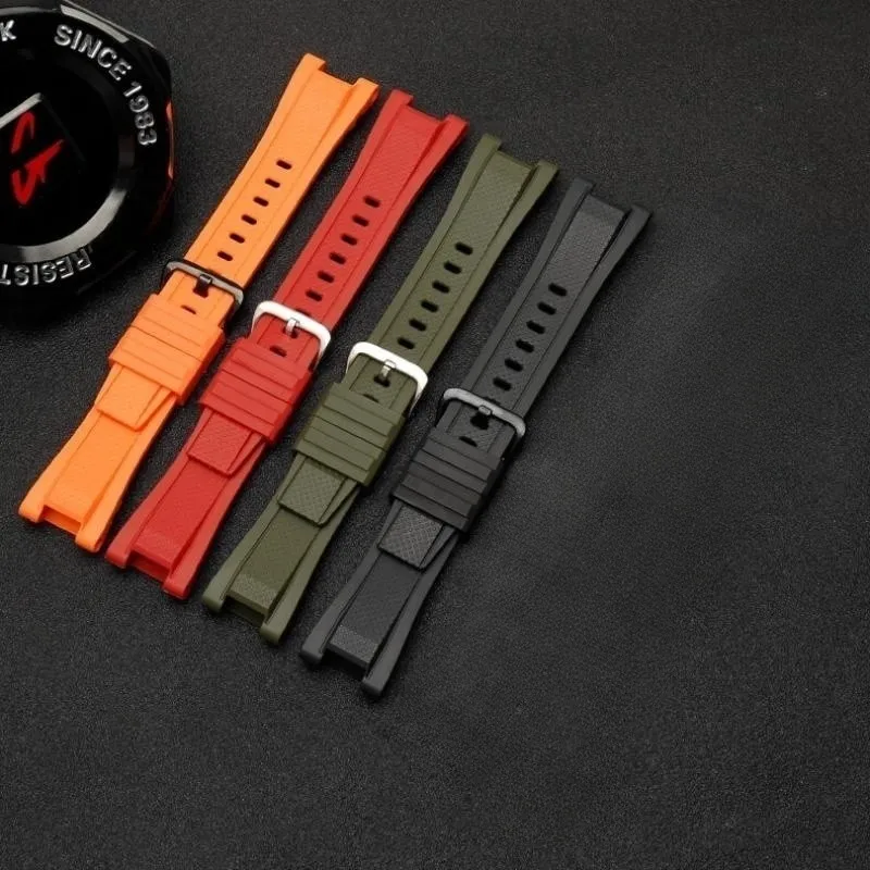 Фото Женский браслет для часов Casio Gst210 новый силиконовый резиновый/S130/B100/S100G/S110/410, ремешок для часов высокого качества с инструментами №3