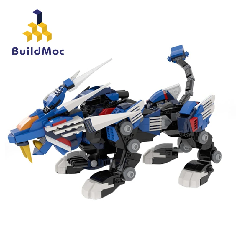 

MOC Mecha Beast Bricks Mechanical Tiger For Zoids-Blade-Liger Building Blocks Kit Assemble Toys For Children Kid Birthday Gifts