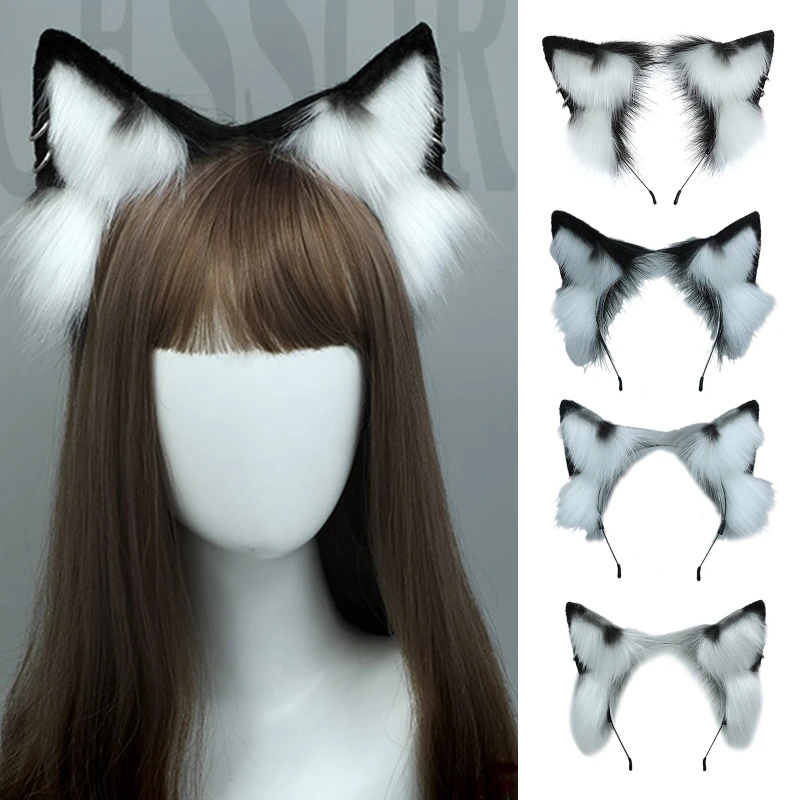 

Simple Sweet Hair Accessories Women Students Washing Face Hairband Fox Ears Headbands Multi Color Cartoon Hair Hoop