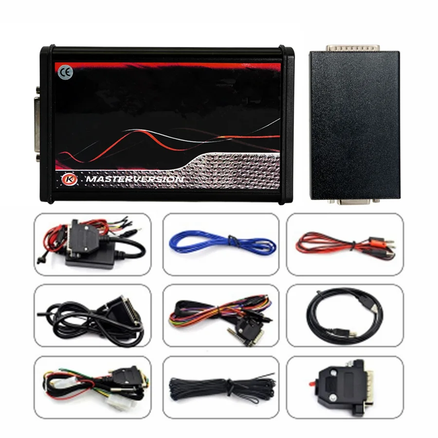 Автомобильный сканер KESS Online красный программатор V2.80 V5.017 V2 KTAG 4 светодиода V7.020 V2.25