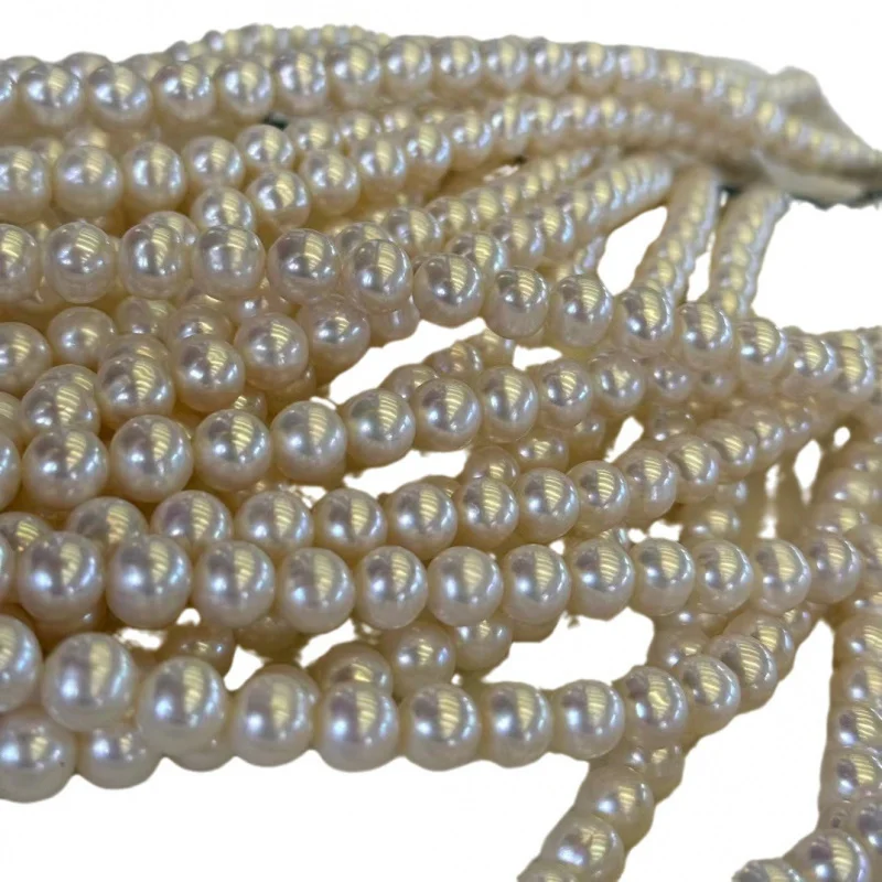 Свет бытовых товаров 8-9 мм Натуральная пресноводная полуфабрикат Зеркало Жемчуг