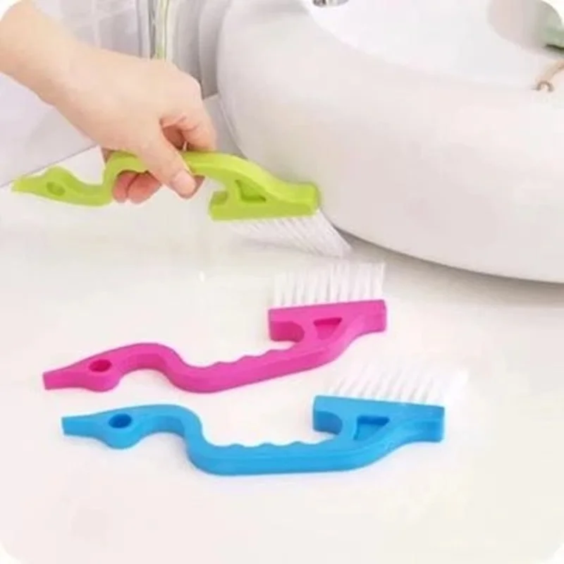 

2022 New Swan Shape Window Groove Cleaning Brush Scraper Brush Sill Crevice Cleaner Household Cleaning Brush Wheel Kitch Tool