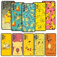 pokemon cartoon cute phone case for samsung galaxy a51 a71 a41 a31 a21s a11 a01 a03s a12 m31 m22 a32 a52 a13 5g soft cover coque