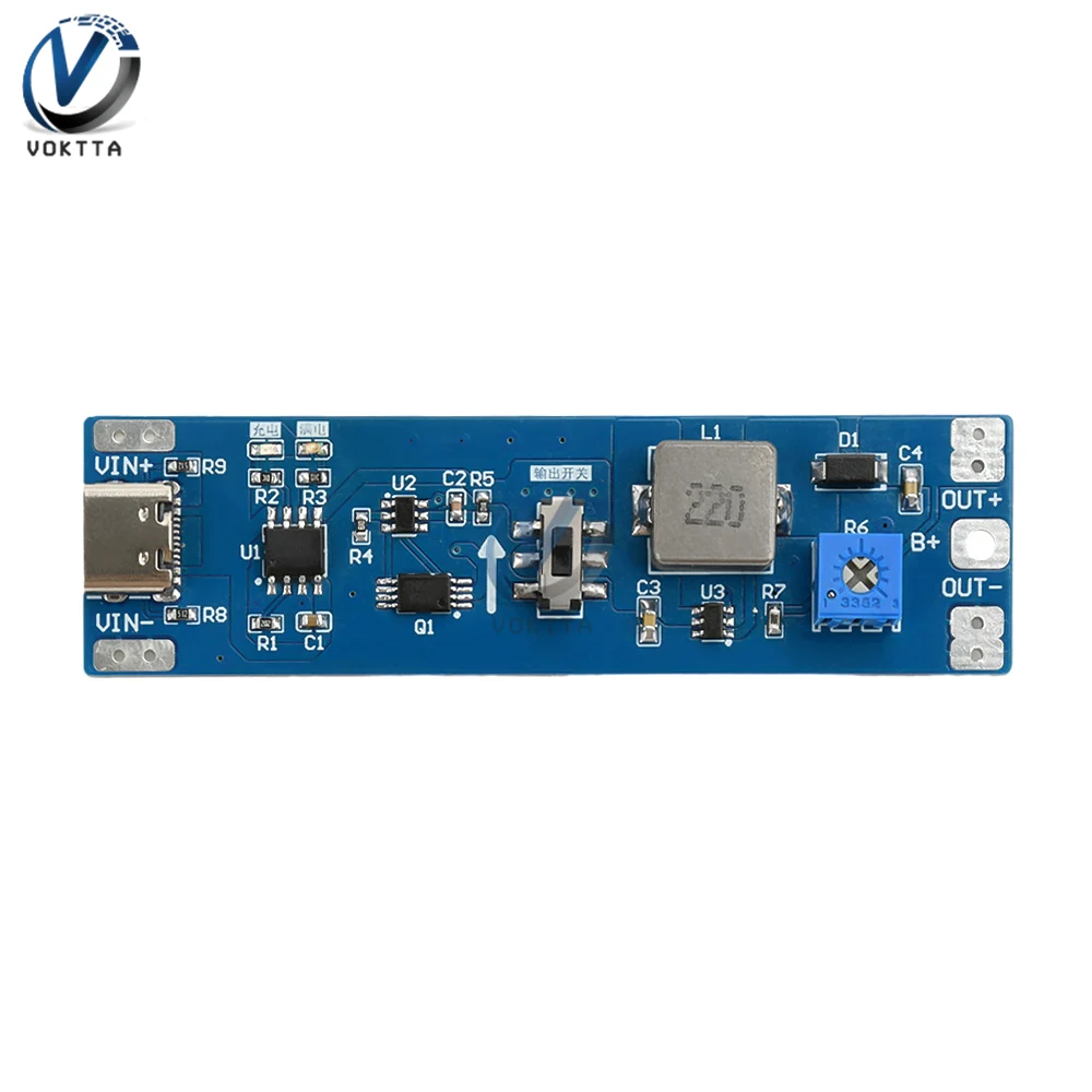 

Модуль повышения напряжения Voktta 3.7В до 9В/12В