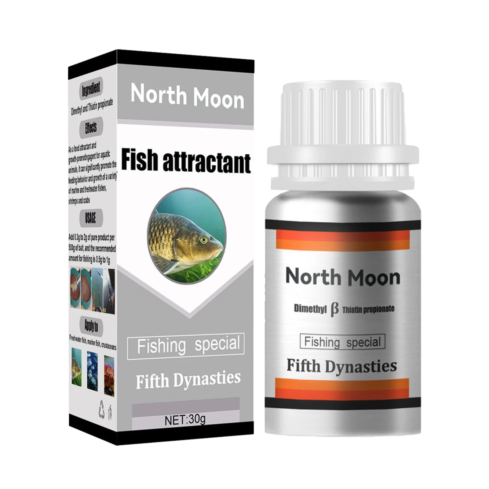 

30g Fishing Lure Attractant Fish Food Attractants Fishing Bait Additive Powder For Marine And Freshwater Fish Species Practical
