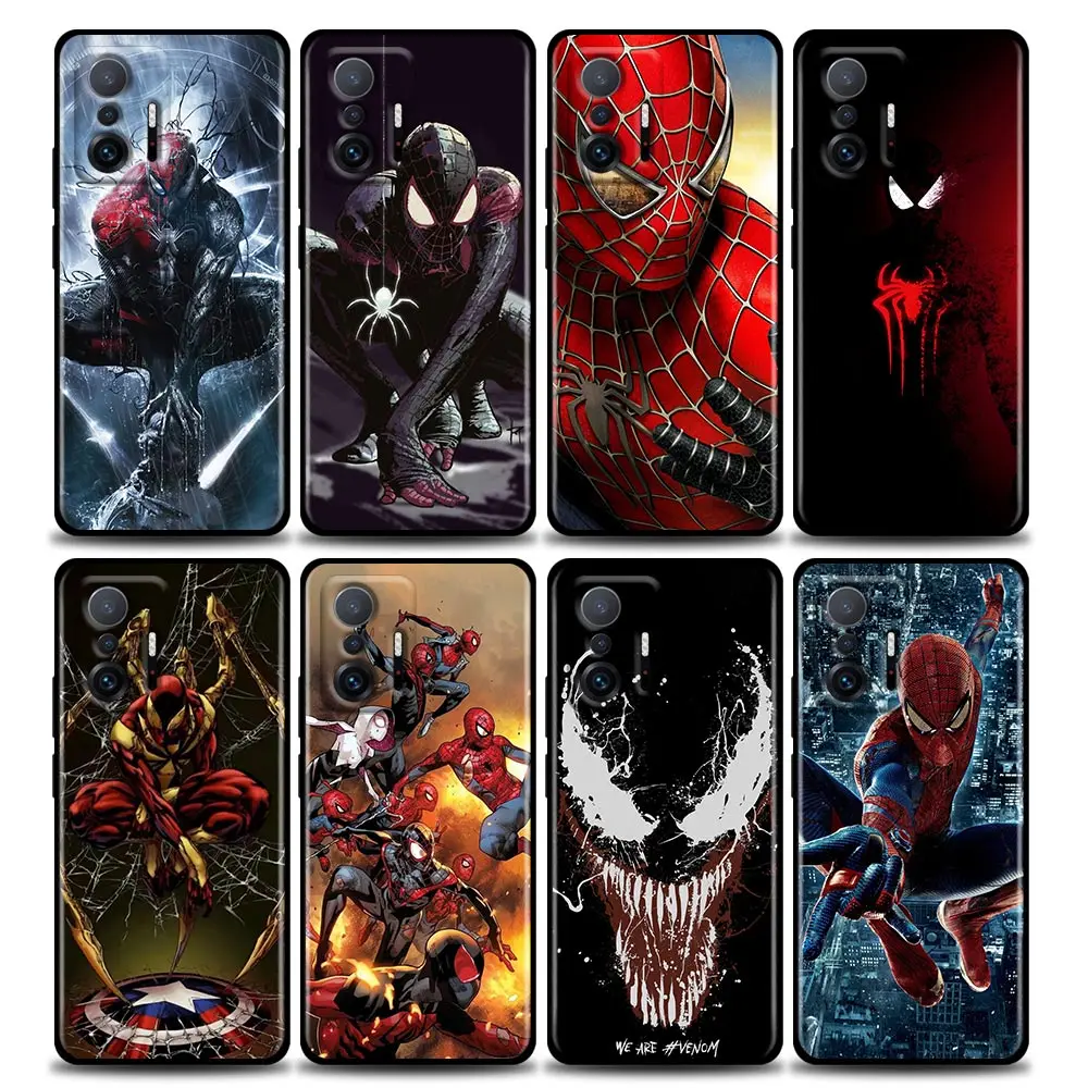 

Coque For Xiaomi Mi 11T 11X 11 Lite 5G NE 12 Poco X3 M3 F3 M4 Pro Cases Fundas Shell Cover Marvel Venom Spiderman Marvel