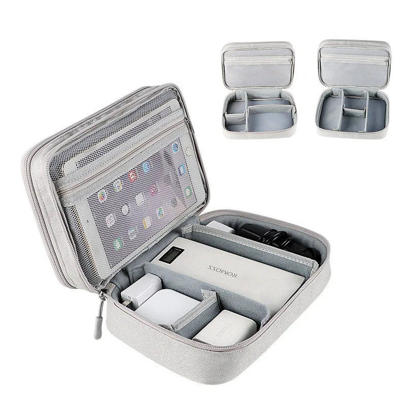 

Large Capacity Digital Storage Bag Waterproof Charging Data Cable Earphone U Disk Finishing Bag Home Travel Portable Organizer