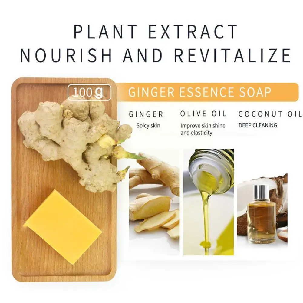 

Turmeric Soap Face Cleansing Anti Acne Skin Brighten Pimples Essential Bath Remove Handmade Dark Ginger Oil Spot Body Light U4P1