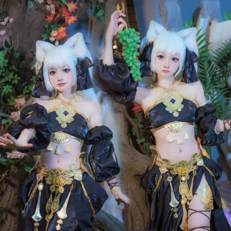 FINAL FANTASY XIV Thavnair Косплей Костюм Женская Игровая Униформа Сексуальный Танцовщицы