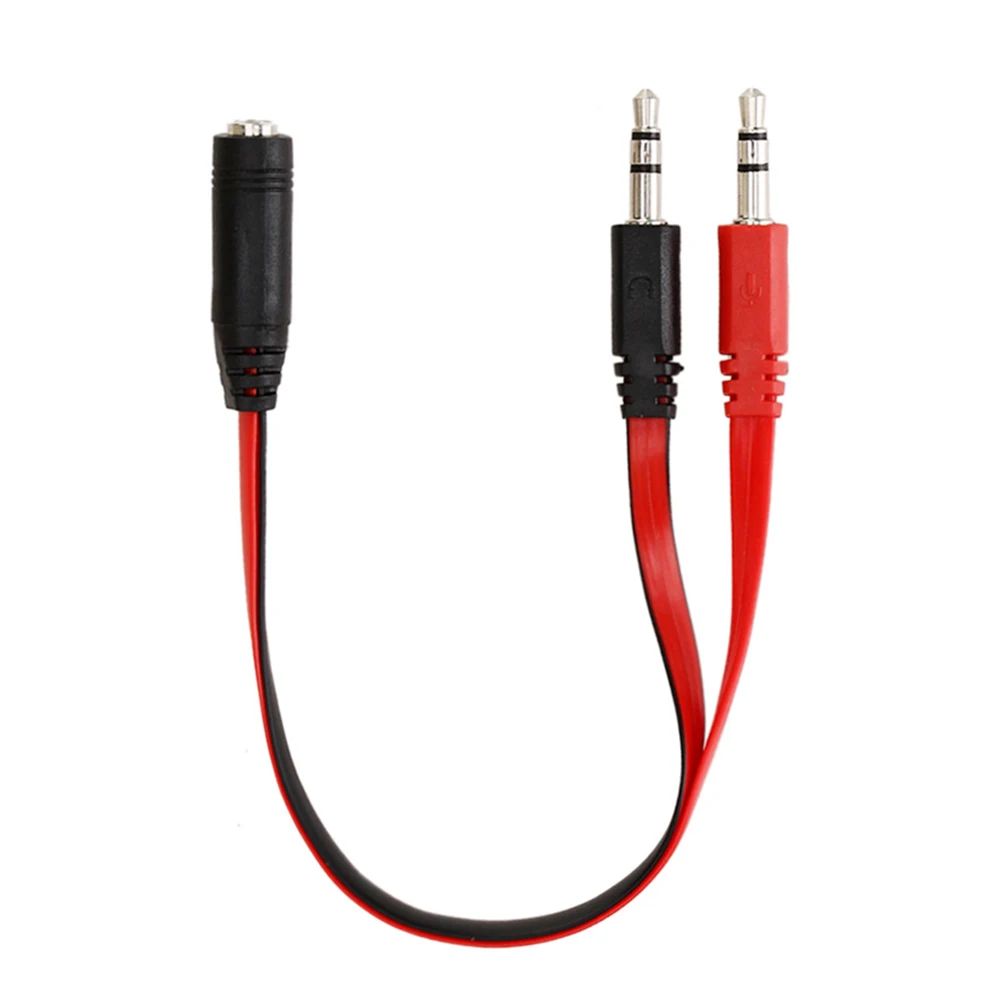 Аудиокабель папа-мама 3 5 мм 2-в-1 Y-разветвитель Кабель MP3 MP4 Hi-Fi стерео разъем
