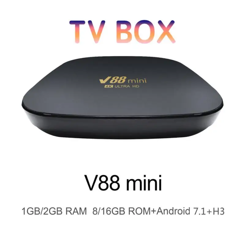 

NEW V88 Mini Smart TV Box Android 12 Allwinner H3 Quad Core 2.4G WIFI 8K Set Top Box 8GB+128GB Media Player H.265 Home Theater