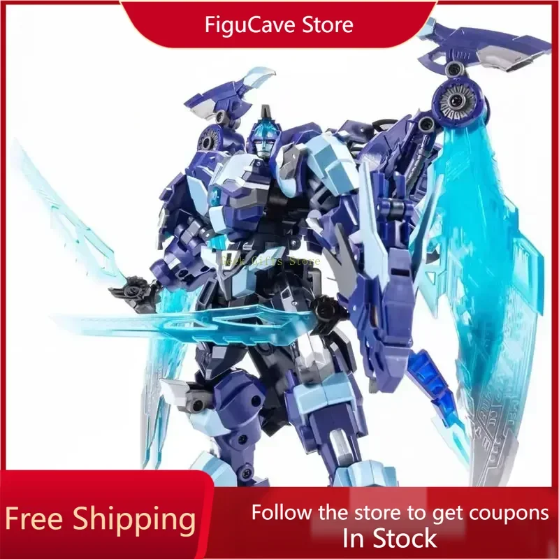 Фото Фигурка-трансформер Jinbao Blue Flame Dragon 8871B KO, модель PE DF07, аниме-фигурка, коллекционная модель, подарки №4