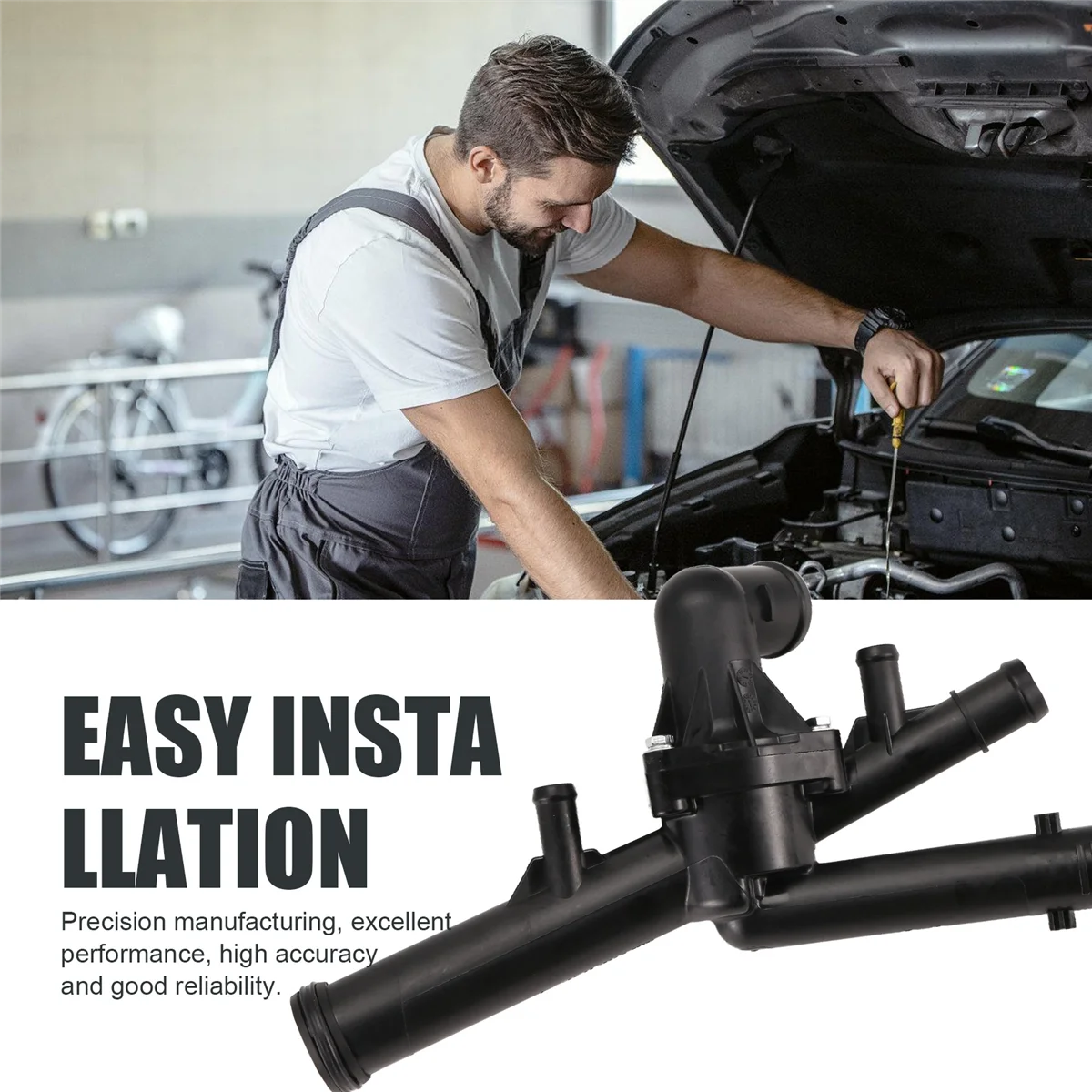 03Х 121117 А B 03H Корпус термостата в сборе C для AUDI Q7 4L 3.6L 2007-2010