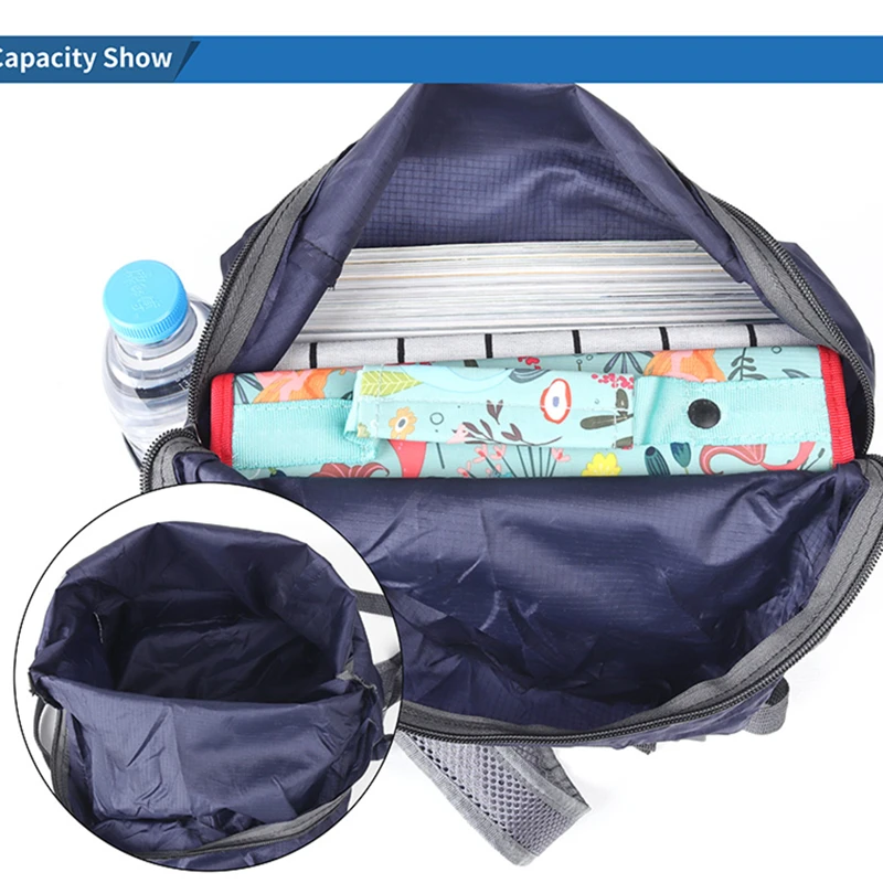 15L Lightweight Sports Bags Packable Backpack Foldable Ultralight Outdoor Folding Portable Travelling Daypack Bag for Men Women