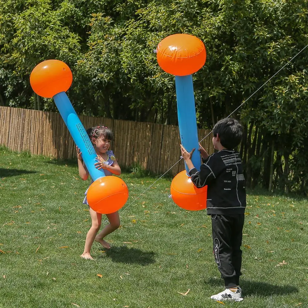 

2Pcs Useful Inflatable Joust Swimming Ring Pool Float Game Toys Inflatable Game Stick Lightweight Easy Storage