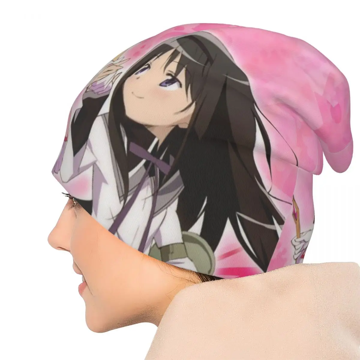 Шапочки Puella Magi Madoka Magica шапочки шапка аниме Homura Akemi модные мужские и женские Лыжные