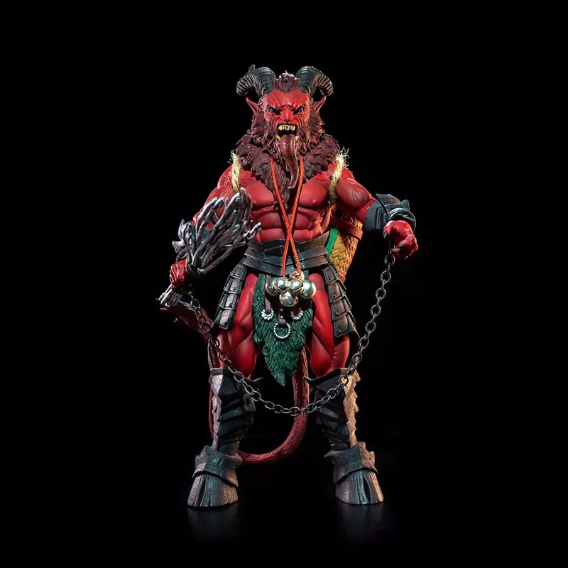 For Collection 17cm Four Knights Dark Legends Monster Series Anti Christmas Red Sheep Devil Campos Kamps Anime Action Figure
