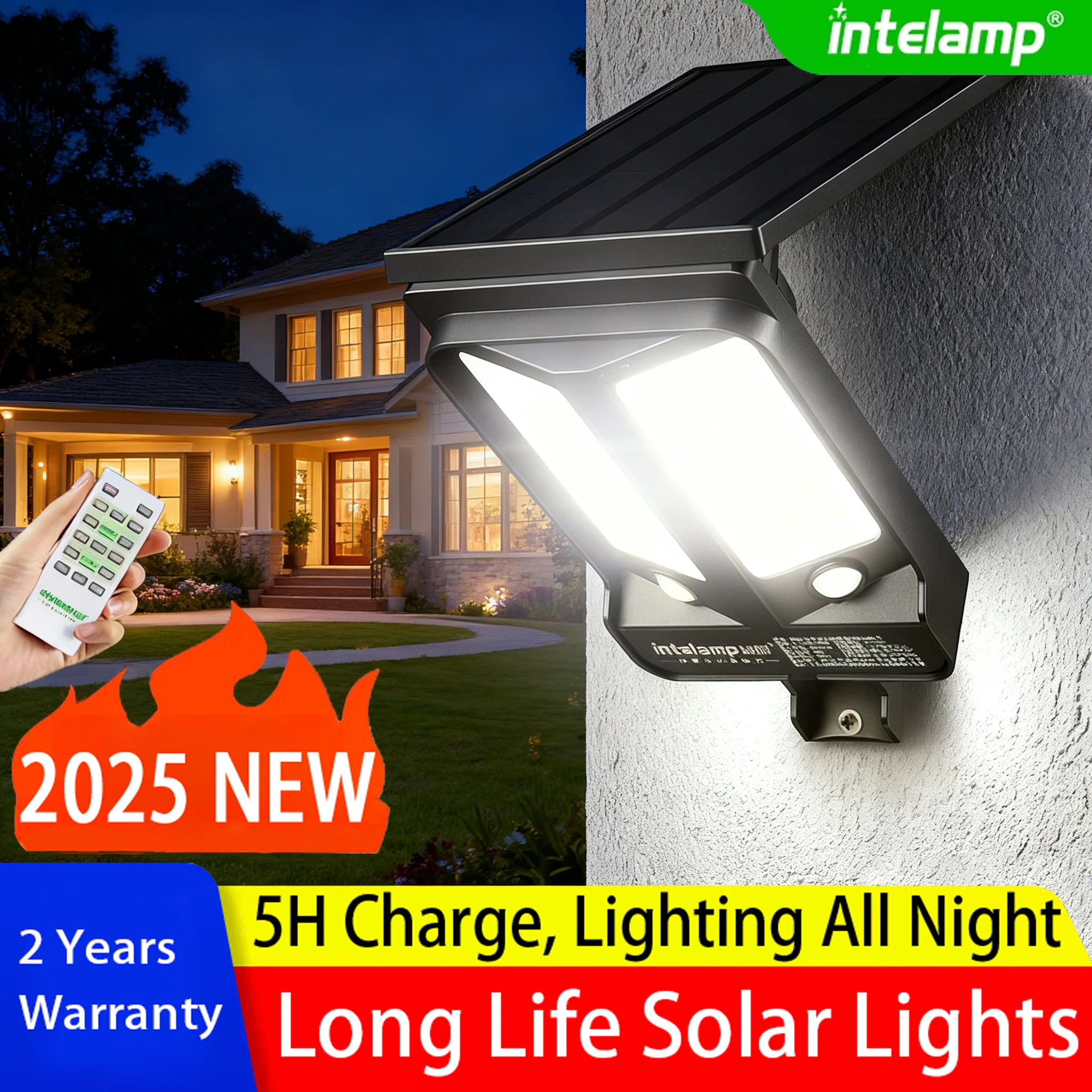 

Солнечные фонари Intelamp супер яркие 3000лм