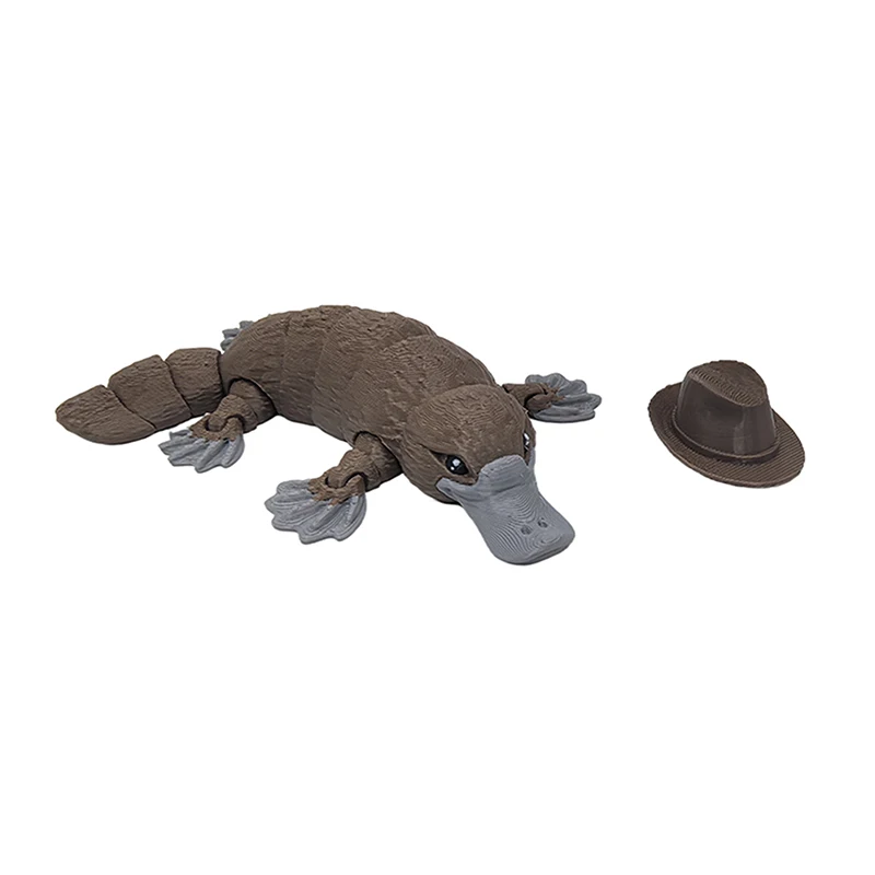 3D печатные шарнирные игрушки Platypus динамические в виде животных полностью гибкие
