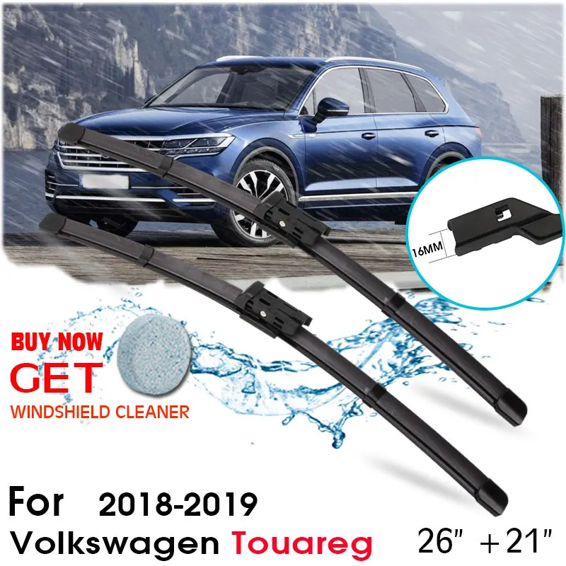 Car Wiper Blade Front Window Windshield Rubber Silicon Refill Wipers For Volkswagen Touareg 2018-2019 26