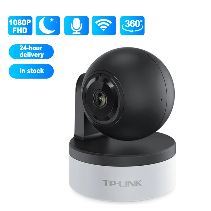 

TP-Link PTZ wi-fi IP камера 360 градусов полный обзор 1080P Беспроводная сетевая камера видеонаблюдения 1MP 128G ICR пульт дистанционного управления CCTV Каме...