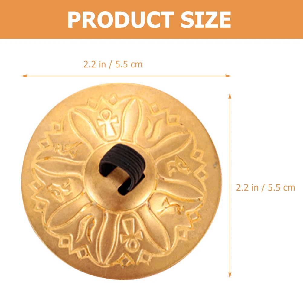 Ударный инструмент танцевальный реквизит тарелка на палец музыкальная