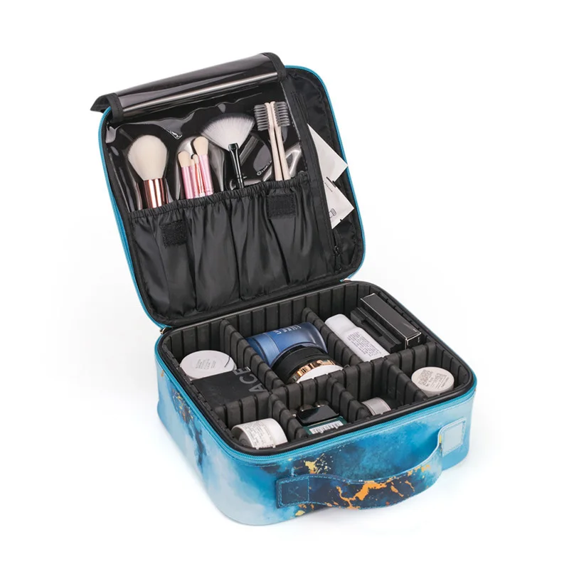 

Косметичка, Мраморная косметичка, многофункциональная сумка для хранения, косметички и чехлы для макияжа с татуировкой для ногтей, роскошн...