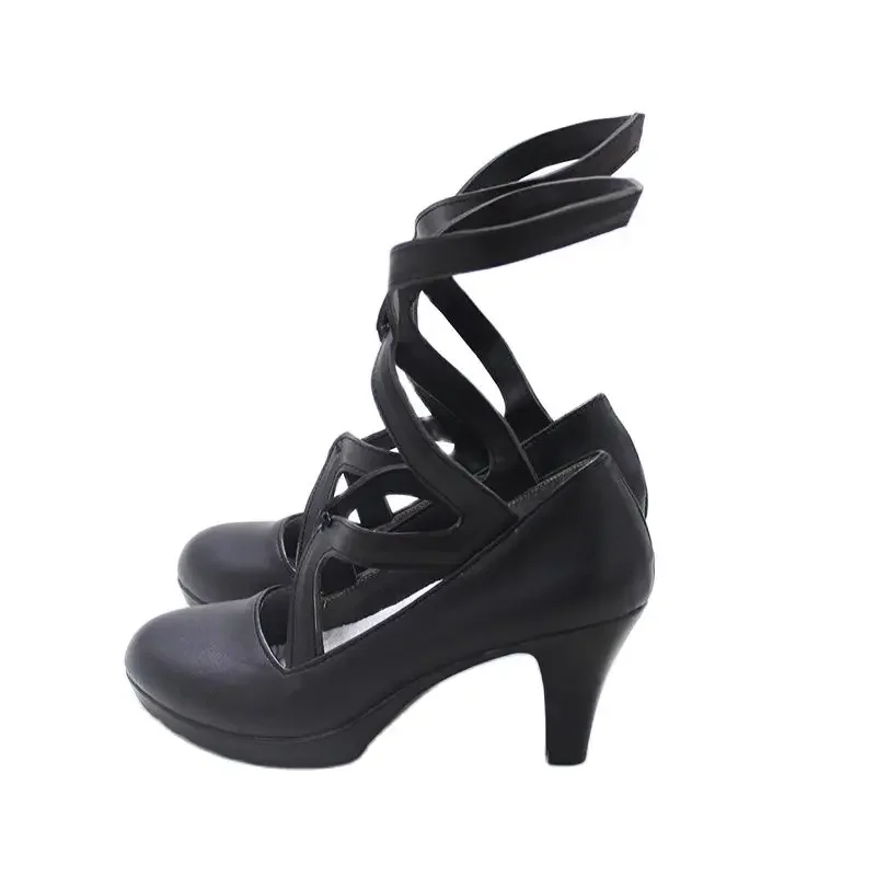 Genshin Impact Fatui офицер руководителя NPC косплей обувь игра желтые парики Хэллоуин