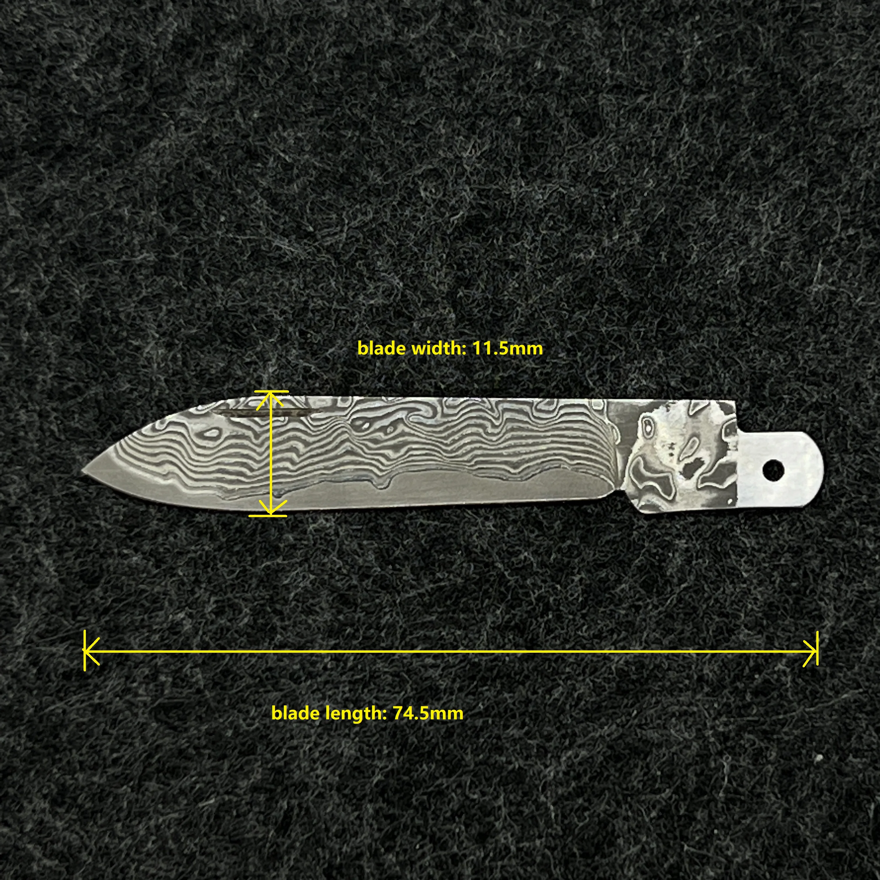 1 шт. лезвие из дамасской стали VG10 ручной работы для швейцарского армейского ножа