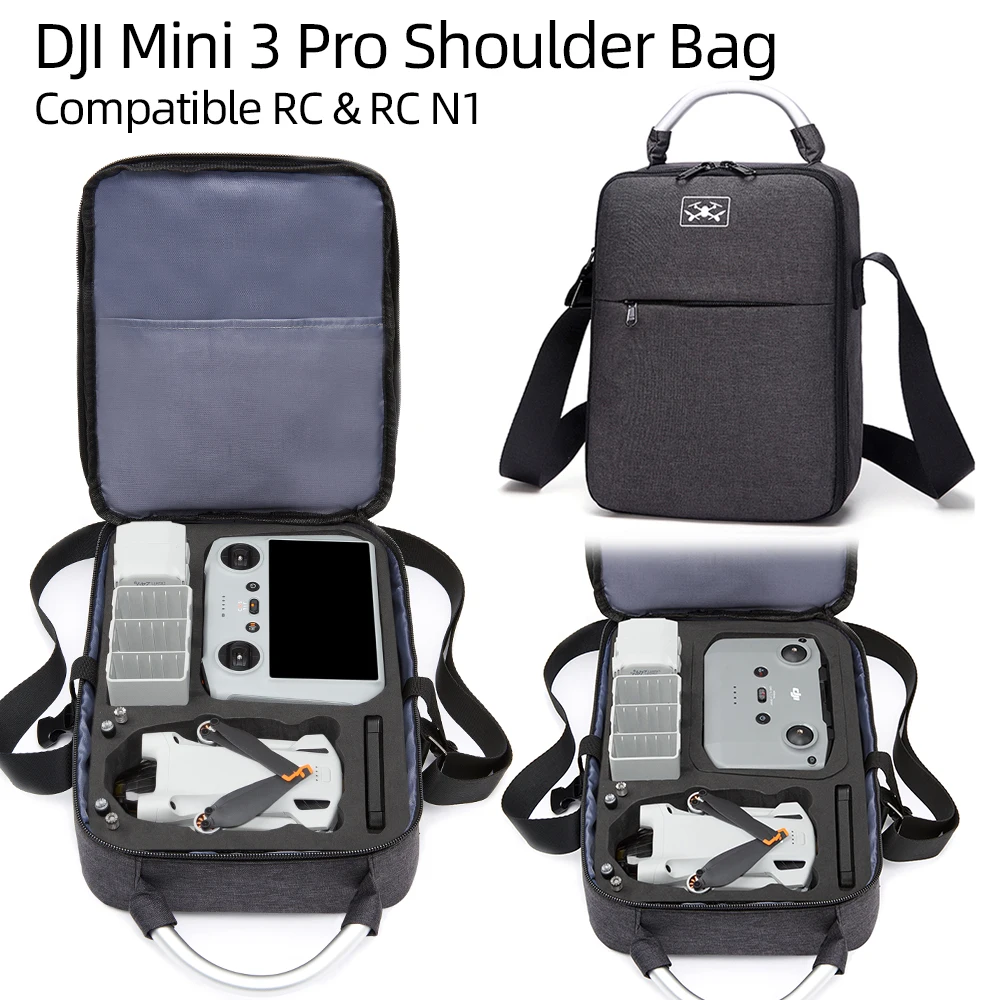 

Mini 3 Pro Drone Portable Travel Storage Box Shockproof Handbag Multifunctional Shoulder Bag DJI Mini 3 Pro Drone Accessories