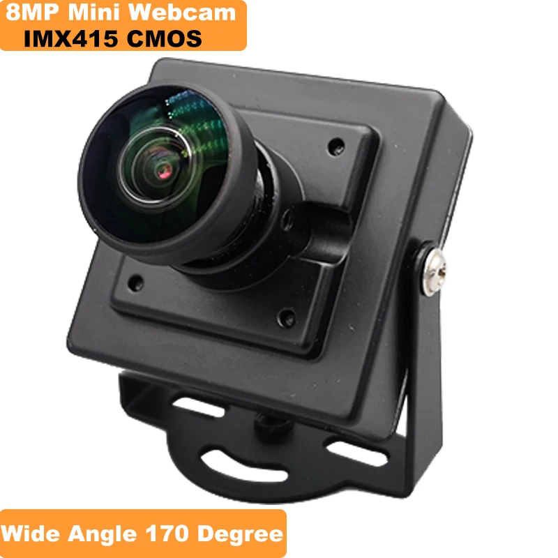

8MP 4K Webcam Cmos IMX415 Wide Angle 170 Degree UVC Plug Play USB Camera For Windows Linux Mac Android Industrial Video Monitor